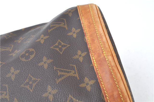 Authentic Louis Vuitton Monogram Bucket PM Shoulder Tote Bag M42238 LV J9386