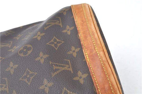 Authentic Louis Vuitton Monogram Bucket PM Shoulder Tote Bag M42238 LV J9386