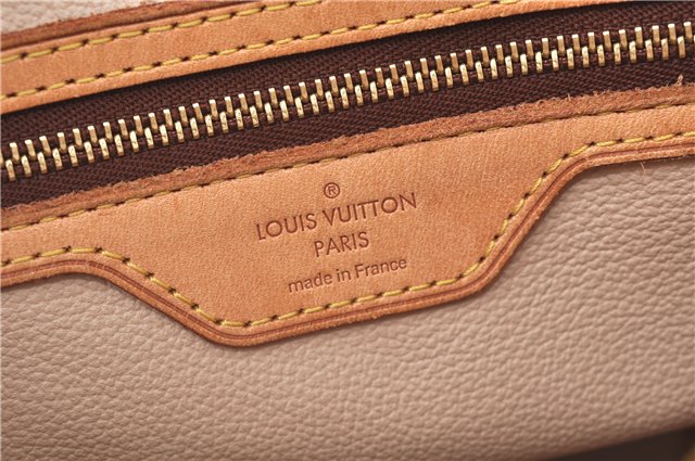 Authentic Louis Vuitton Monogram Bucket PM Shoulder Tote Bag M42238 LV J9386