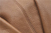 Authentic BURBERRY Vintage Leather Shoulder Bag Brown J9389