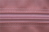 Authentic BURBERRY BLUE LABEL Check Hand Bag Purse Nylon Leather Pink J9404