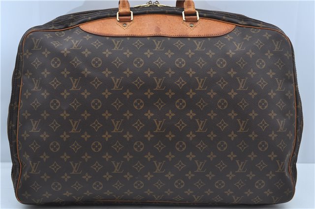 Authentic Louis Vuitton Monogram Alize 3 Poches 2 Way Travel Bag M41391 LV J9408