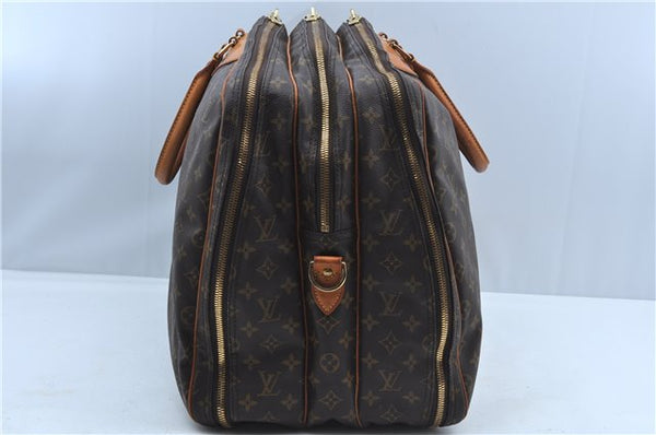 Authentic Louis Vuitton Monogram Alize 3 Poches 2 Way Travel Bag M41391 LV J9408