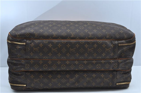 Authentic Louis Vuitton Monogram Alize 3 Poches 2 Way Travel Bag M41391 LV J9408