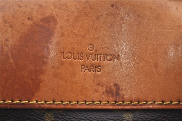 Authentic Louis Vuitton Monogram Alize 3 Poches 2 Way Travel Bag M41391 LV J9408