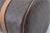 Authentic CELINE Macadam Blason Shoulder Hand Bag Leather Brown Beige J9411