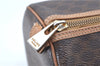 Authentic CELINE Macadam Blason Shoulder Hand Bag Leather Brown Beige J9411