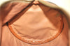 Authentic CELINE Macadam Blason Shoulder Hand Bag Leather Brown Beige J9411