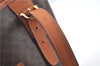 Authentic CELINE Macadam Blason Shoulder Tote Bag Purse PVC Leather Brown J9424