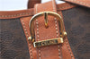 Authentic CELINE Macadam Blason Shoulder Tote Bag Purse PVC Leather Brown J9424
