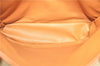Authentic CELINE Macadam Blason Shoulder Tote Bag Purse PVC Leather Brown J9424