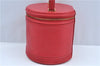 Authentic Louis Vuitton Epi Cannes Red Cosmetic Hand Bag Purse M48037 LV J9432