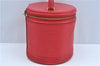 Authentic Louis Vuitton Epi Cannes Red Cosmetic Hand Bag Purse M48037 LV J9432