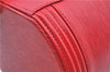Authentic Louis Vuitton Epi Cannes Red Cosmetic Hand Bag Purse M48037 LV J9432