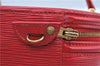 Authentic Louis Vuitton Epi Cannes Red Cosmetic Hand Bag Purse M48037 LV J9432
