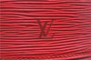 Authentic Louis Vuitton Epi Cannes Red Cosmetic Hand Bag Purse M48037 LV J9432