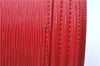 Authentic Louis Vuitton Epi Cannes Red Cosmetic Hand Bag Purse M48037 LV J9432