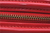Authentic Louis Vuitton Epi Cannes Red Cosmetic Hand Bag Purse M48037 LV J9432