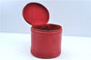Authentic Louis Vuitton Epi Cannes Red Cosmetic Hand Bag Purse M48037 LV J9432
