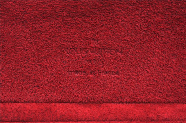 Authentic Louis Vuitton Epi Cannes Red Cosmetic Hand Bag Purse M48037 LV J9432