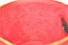 Authentic Louis Vuitton Epi Cannes Red Cosmetic Hand Bag Purse M48037 LV J9432
