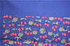 Auth HERMES Petit Carre 40 Scarf Handkerchief Cherry Pattern Silk Navy J9518