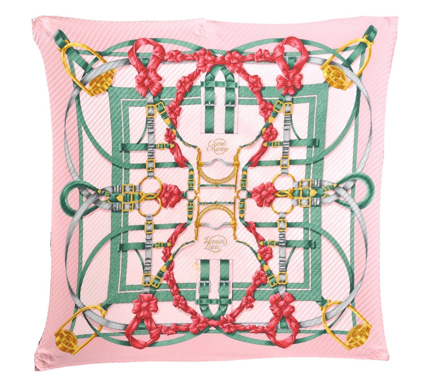 Authentic HERMES Pleats Scarf 