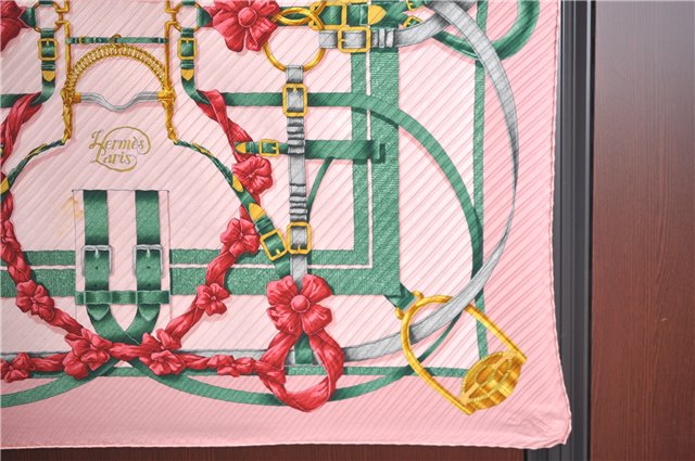 Authentic HERMES Pleats Scarf 