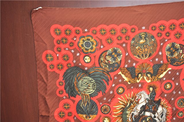 Authentic HERMES Pleats Scarf 