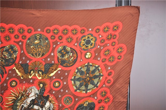 Authentic HERMES Pleats Scarf 