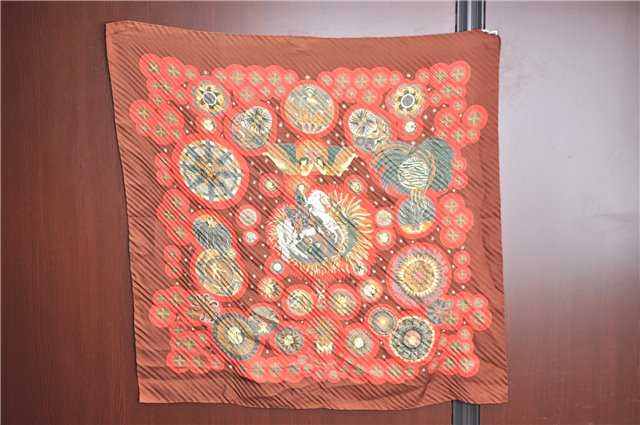 Authentic HERMES Pleats Scarf 