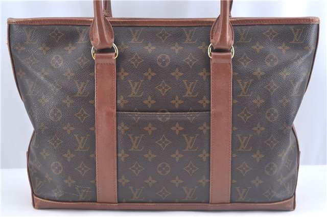 Auth Louis Vuitton Monogram Sac Weekend PM Vintage Tote Hand Bag M42425 LV J9529