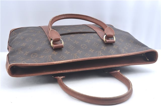 Auth Louis Vuitton Monogram Sac Weekend PM Vintage Tote Hand Bag M42425 LV J9529