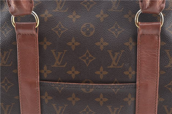 Auth Louis Vuitton Monogram Sac Weekend PM Vintage Tote Hand Bag M42425 LV J9529