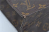 Authentic Louis Vuitton Monogram Sac Plat Hand Bag M51140 LV J9535