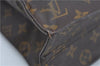 Authentic Louis Vuitton Monogram Sac Plat Hand Bag M51140 LV J9535