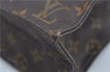 Authentic Louis Vuitton Monogram Sac Plat Hand Bag M51140 LV J9535