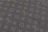 Authentic Louis Vuitton Monogram Sac Plat Hand Bag M51140 LV J9535