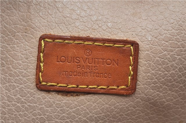 Authentic Louis Vuitton Monogram Sac Plat Hand Bag M51140 LV J9535