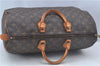 Authentic Louis Vuitton Monogram Speedy 40 Hand Boston Bag LV J9537