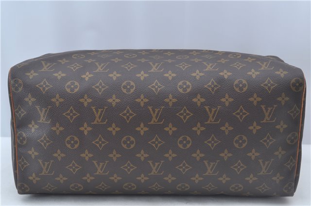 Authentic Louis Vuitton Monogram Speedy 40 Hand Boston Bag LV J9537