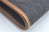 Authentic Christian Dior Honeycomb Shoulder Cross Bag PVC Leather Black CD J9540