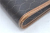 Authentic Christian Dior Honeycomb Shoulder Cross Bag PVC Leather Black CD J9540