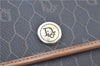 Authentic Christian Dior Honeycomb Shoulder Cross Bag PVC Leather Black CD J9540