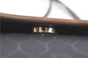 Authentic Christian Dior Honeycomb Shoulder Cross Bag PVC Leather Black CD J9540