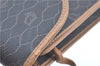 Authentic Christian Dior Honeycomb Shoulder Cross Bag PVC Leather Black CD J9540