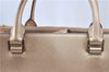 Authentic Michael Kors 2Way Shoulder Cross Body Tote Bag Leather Gold J9544