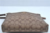 Auth COACH Signature Shoulder Cross Bag Purse PVC Leather F29210 Brown J9546