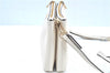 Authentic COACH 2Way Shoulder Cross Clutch Bag Purse Leather F38273 White J9555