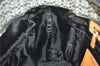 Authentic COACH Mini Signature Shoulder Tote Bag Canvas Leather 5707 Black J9557